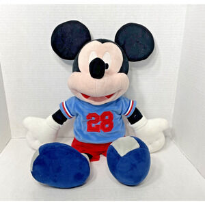 Disney Mickey Mouse Football Player #28 Plush 20"